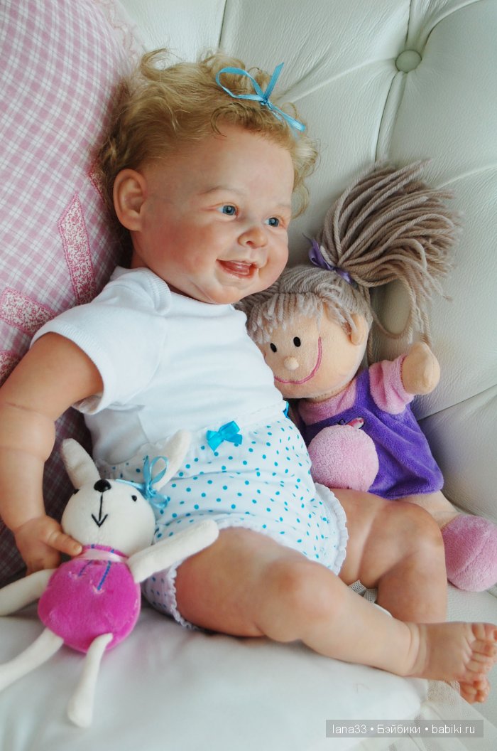 Витаминка от депрессий - Эмили из лимитированного молдика Harper Andrea Arcello. Кукла реборн Светланы Матляк