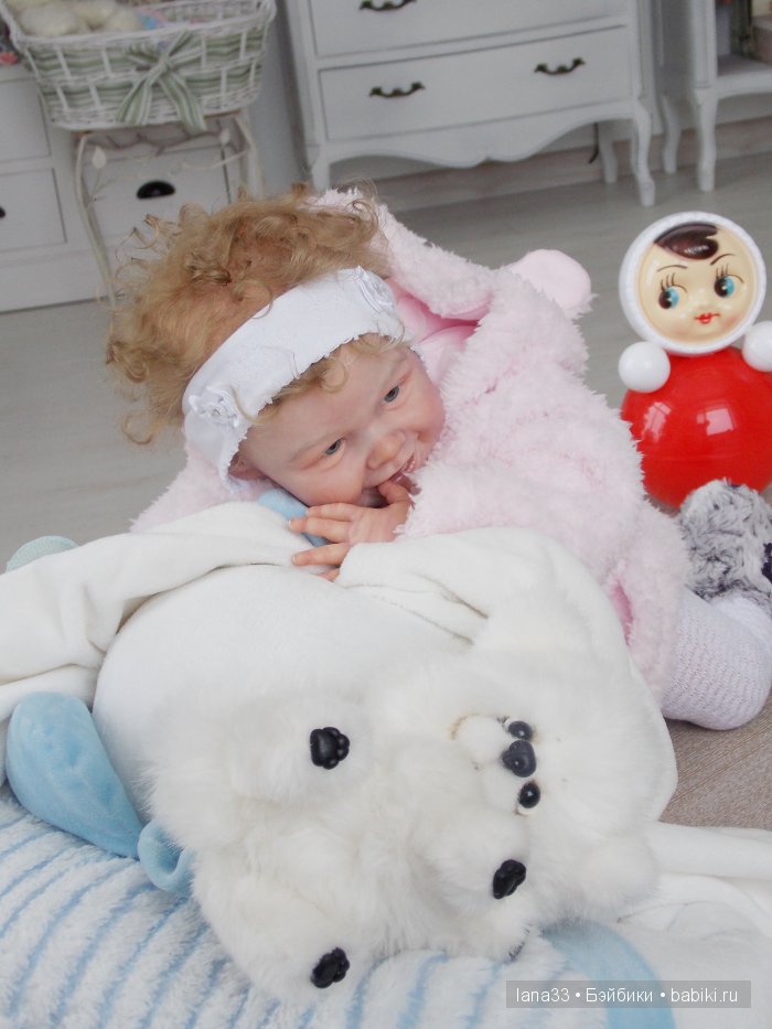 Витаминка от депрессий - Эмили из лимитированного молдика Harper Andrea Arcello. Кукла реборн Светланы Матляк