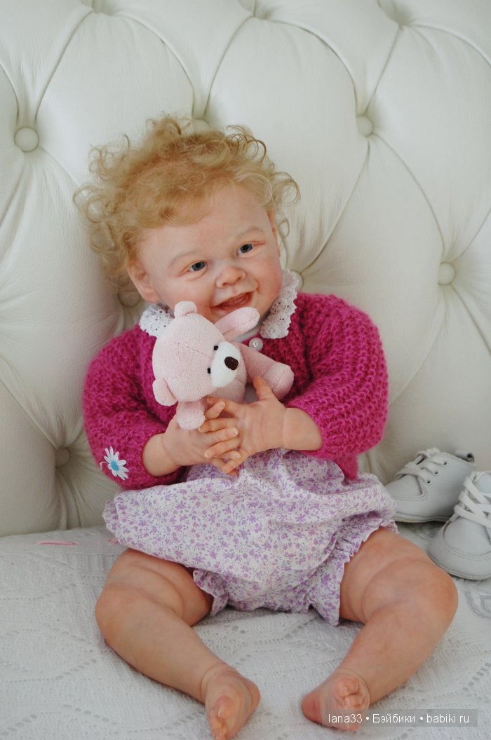 Витаминка от депрессий - Эмили из лимитированного молдика Harper Andrea Arcello. Кукла реборн Светланы Матляк