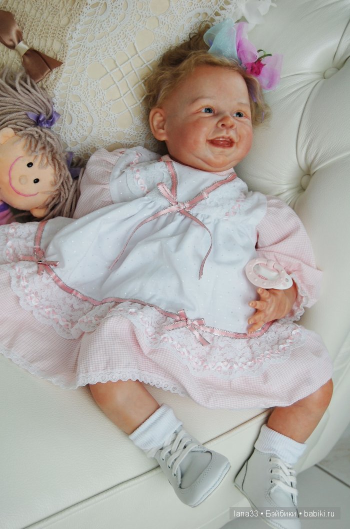 Витаминка от депрессий - Эмили из лимитированного молдика Harper Andrea Arcello. Кукла реборн Светланы Матляк (фото 7)