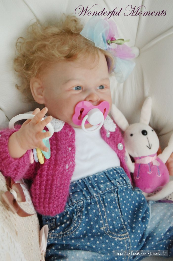 Витаминка от депрессий - Эмили из лимитированного молдика Harper Andrea Arcello. Кукла реборн Светланы Матляк