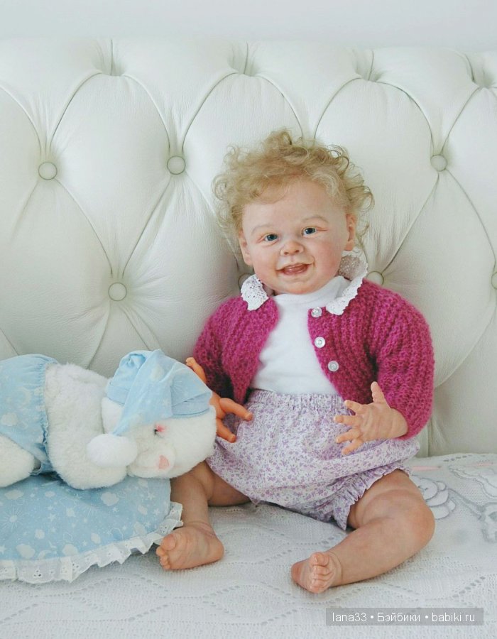 Витаминка от депрессий - Эмили из лимитированного молдика Harper Andrea Arcello. Кукла реборн Светланы Матляк