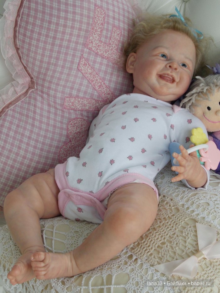 Витаминка от депрессий - Эмили из лимитированного молдика Harper Andrea Arcello. Кукла реборн Светланы Матляк
