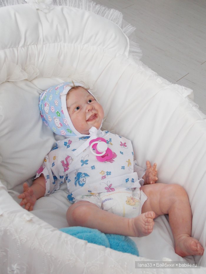 Витаминка от депрессий - Эмили из лимитированного молдика Harper Andrea Arcello. Кукла реборн Светланы Матляк