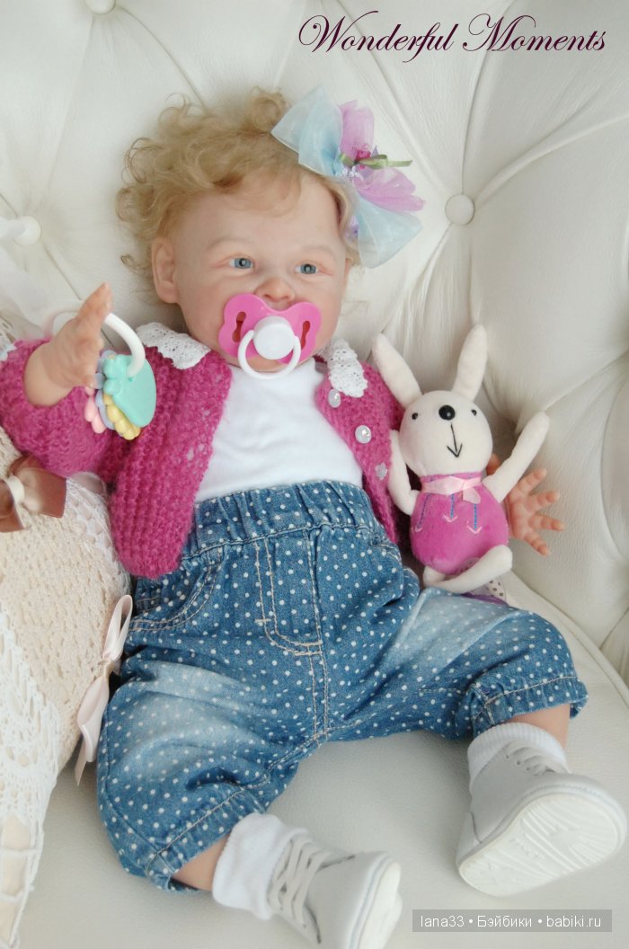 Витаминка от депрессий - Эмили из лимитированного молдика Harper Andrea Arcello. Кукла реборн Светланы Матляк