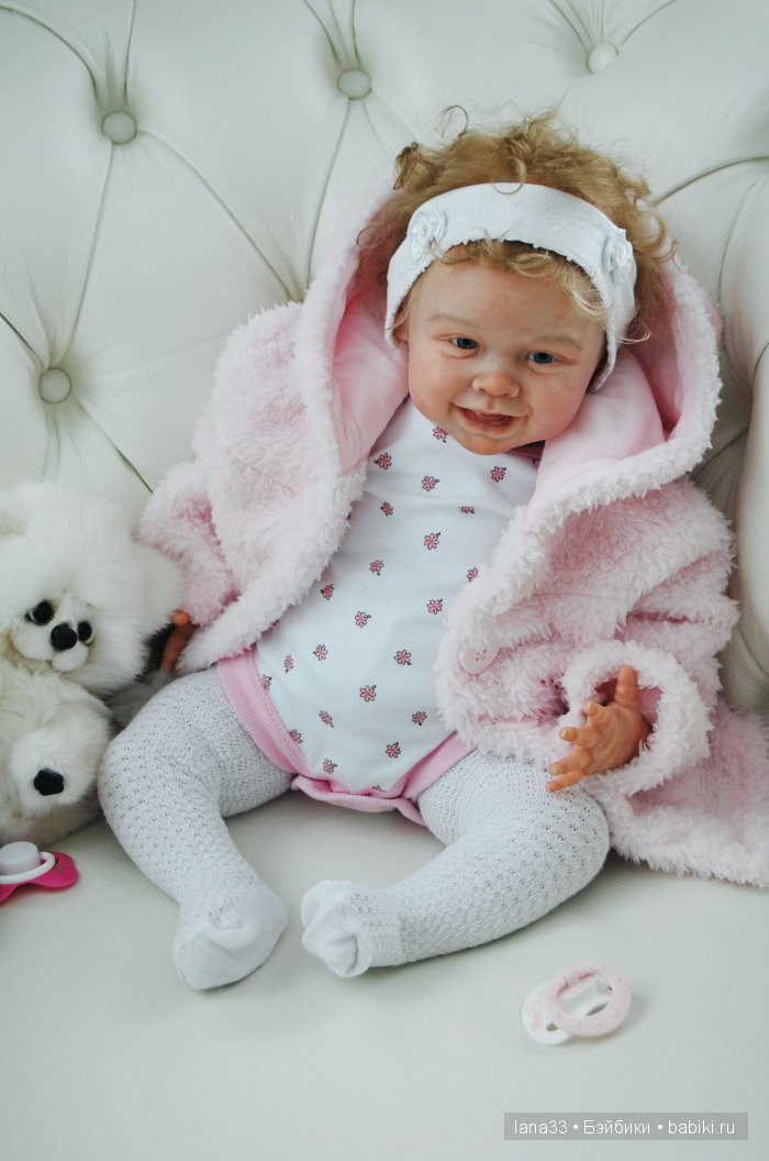 Витаминка от депрессий - Эмили из лимитированного молдика Harper Andrea Arcello. Кукла реборн Светланы Матляк