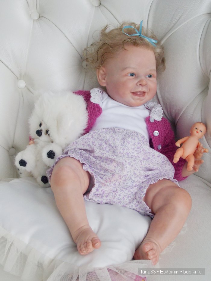 Витаминка от депрессий - Эмили из лимитированного молдика Harper Andrea Arcello. Кукла реборн Светланы Матляк