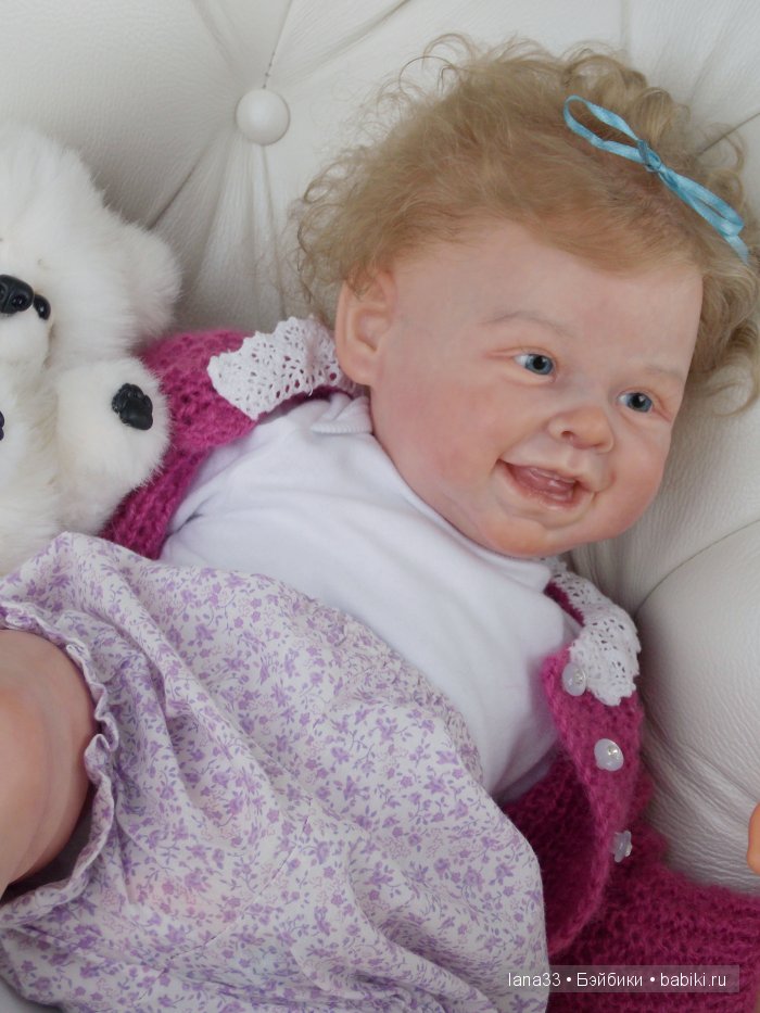 Витаминка от депрессий - Эмили из лимитированного молдика Harper Andrea Arcello. Кукла реборн Светланы Матляк
