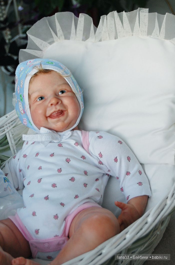 Витаминка от депрессий - Эмили из лимитированного молдика Harper Andrea Arcello. Кукла реборн Светланы Матляк