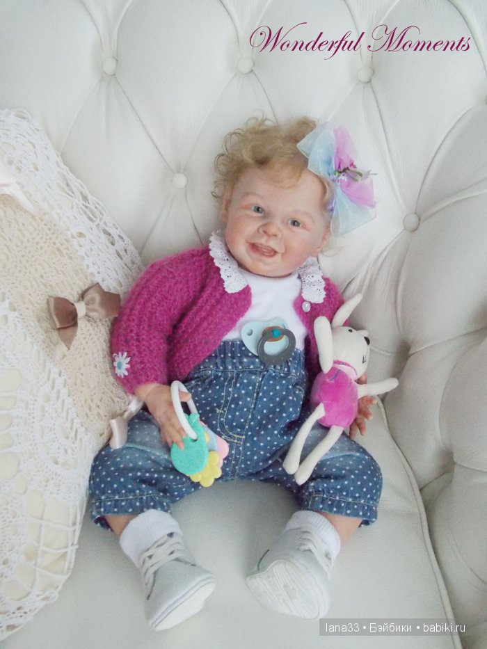 Витаминка от депрессий - Эмили из лимитированного молдика Harper Andrea Arcello. Кукла реборн Светланы Матляк