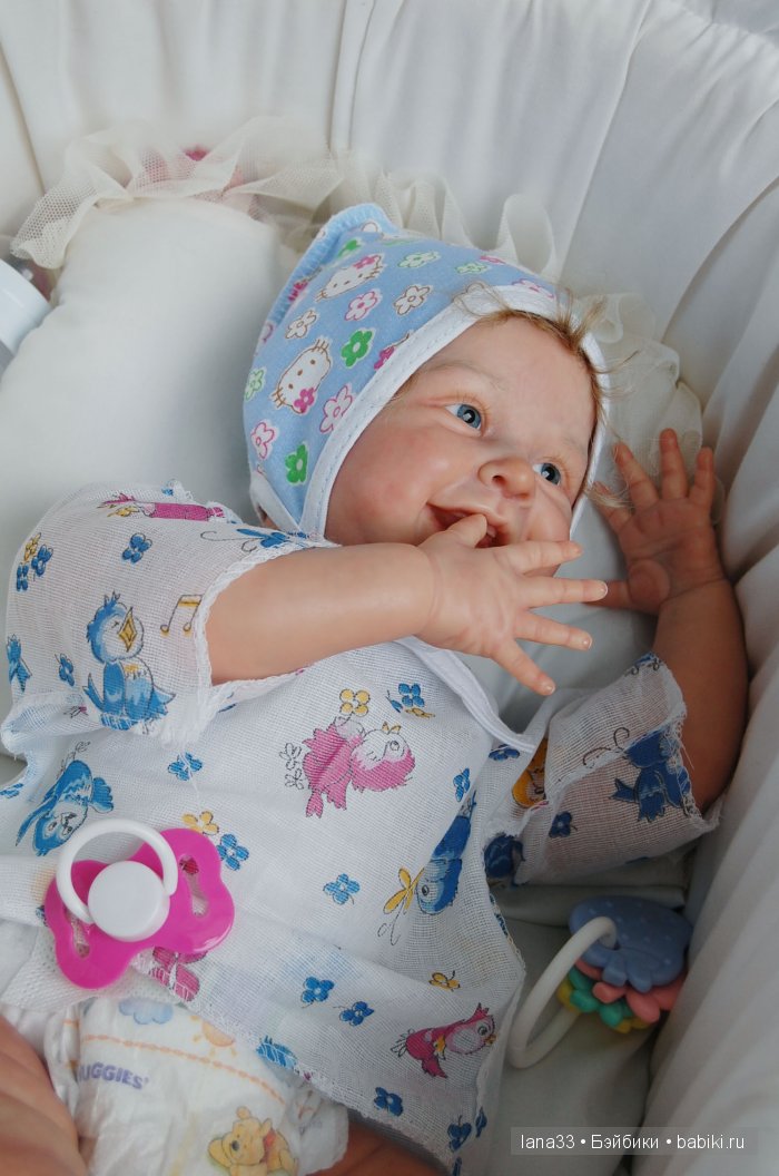 Витаминка от депрессий - Эмили из лимитированного молдика Harper Andrea Arcello. Кукла реборн Светланы Матляк