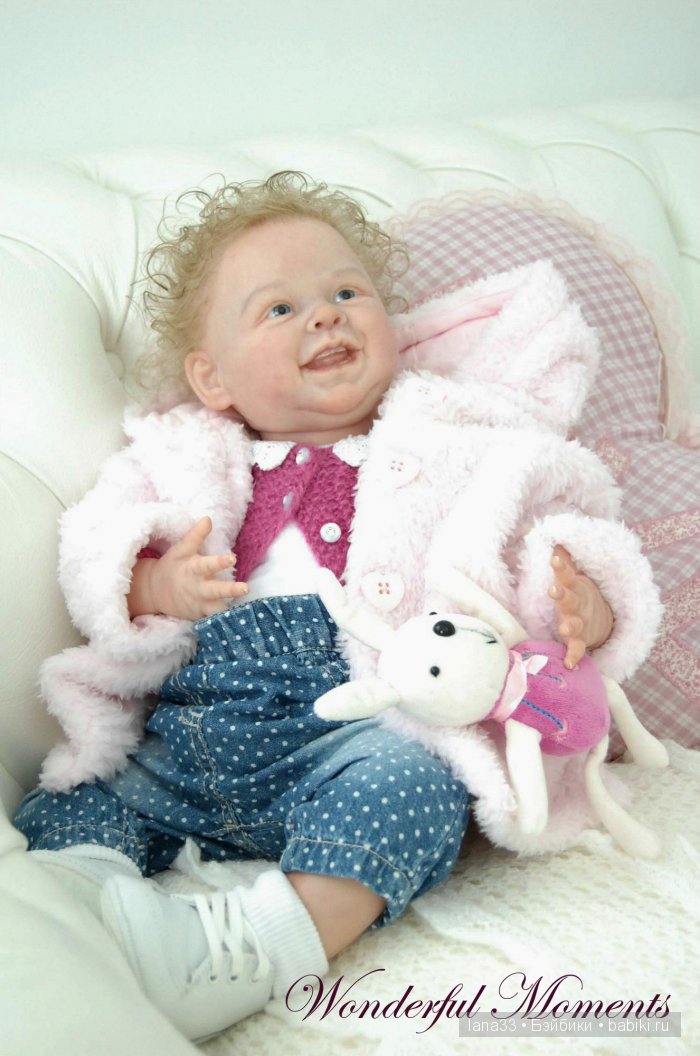 Витаминка от депрессий - Эмили из лимитированного молдика Harper Andrea Arcello. Кукла реборн Светланы Матляк
