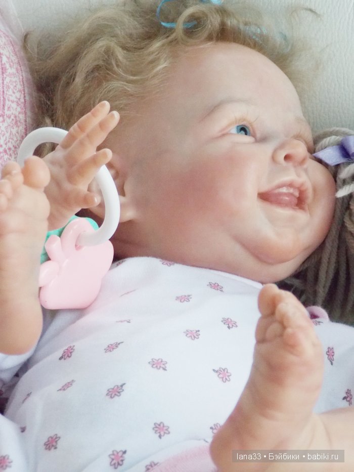 Витаминка от депрессий - Эмили из лимитированного молдика Harper Andrea Arcello. Кукла реборн Светланы Матляк