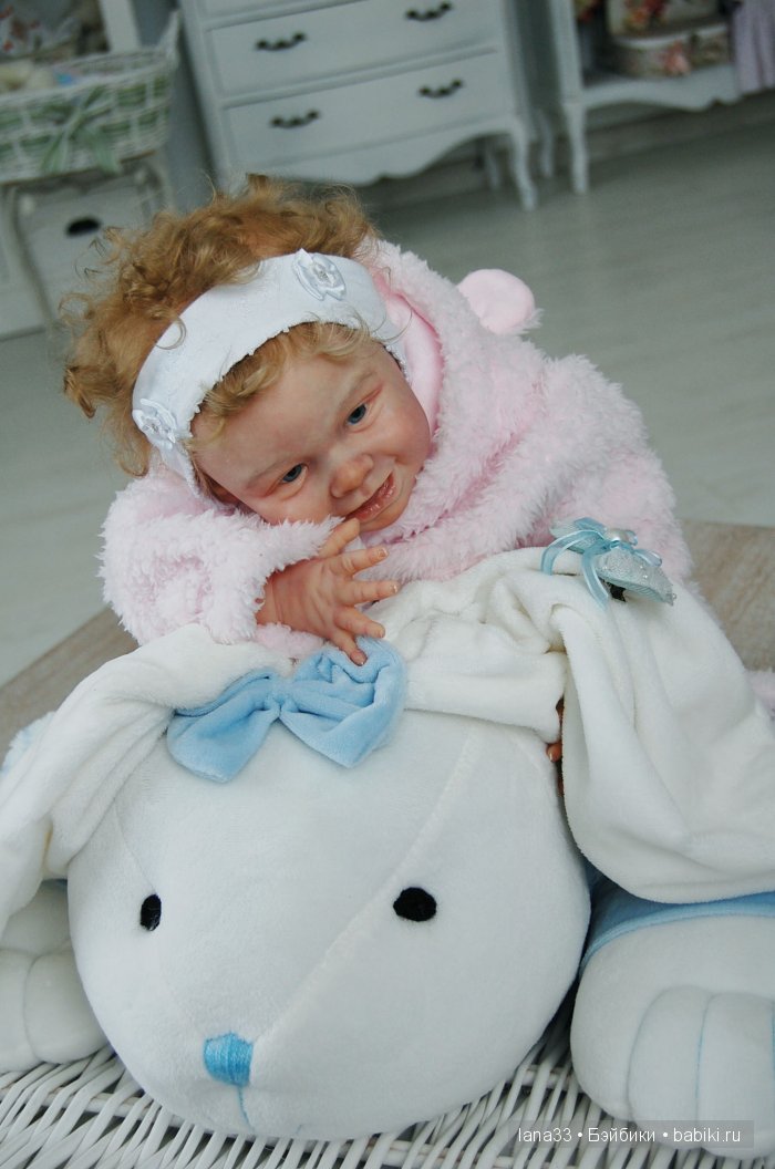 Витаминка от депрессий - Эмили из лимитированного молдика Harper Andrea Arcello. Кукла реборн Светланы Матляк