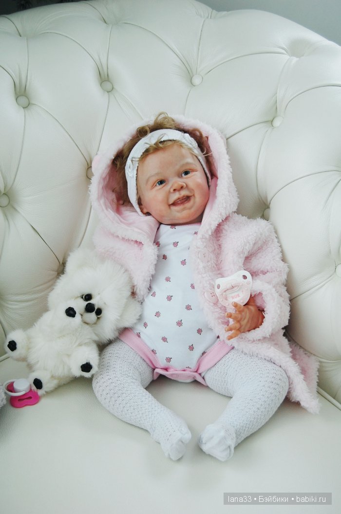 Витаминка от депрессий - Эмили из лимитированного молдика Harper Andrea Arcello. Кукла реборн Светланы Матляк