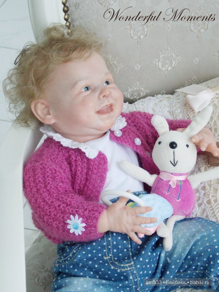 Витаминка от депрессий - Эмили из лимитированного молдика Harper Andrea Arcello. Кукла реборн Светланы Матляк