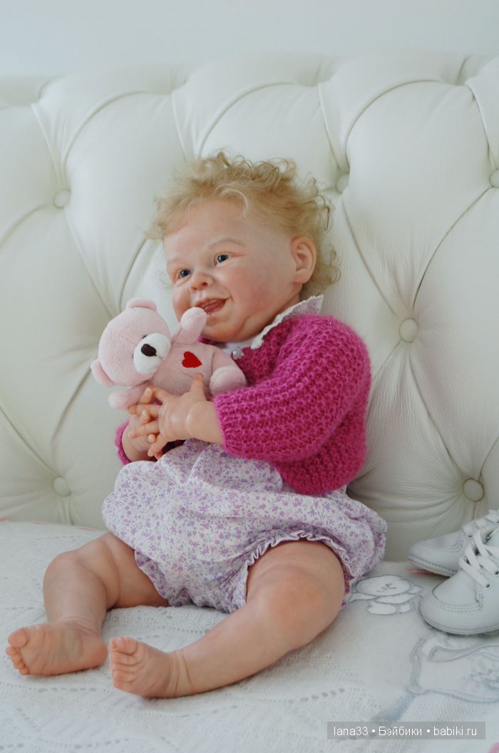 Витаминка от депрессий - Эмили из лимитированного молдика Harper Andrea Arcello. Кукла реборн Светланы Матляк