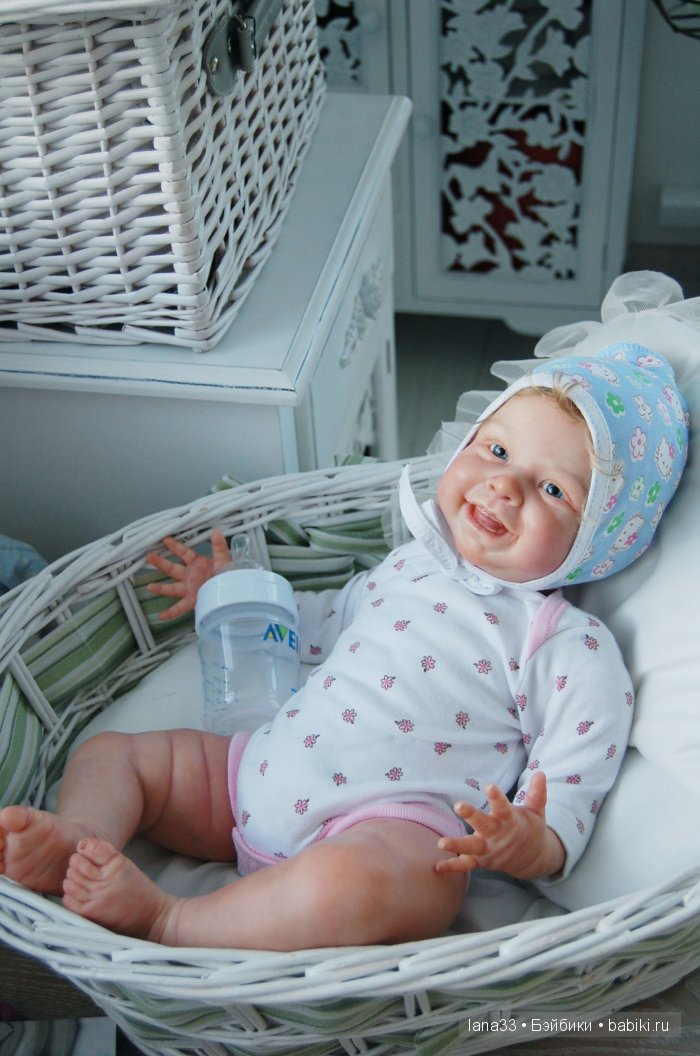 Витаминка от депрессий - Эмили из лимитированного молдика Harper Andrea Arcello. Кукла реборн Светланы Матляк