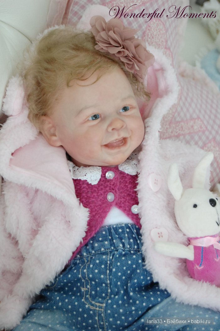 Витаминка от депрессий - Эмили из лимитированного молдика Harper Andrea Arcello. Кукла реборн Светланы Матляк