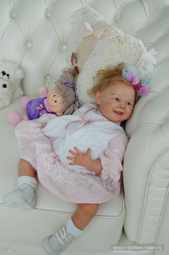 Витаминка от депрессий - Эмили из лимитированного молдика Harper Andrea Arcello. Кукла реборн Светланы Матляк (фото 6)