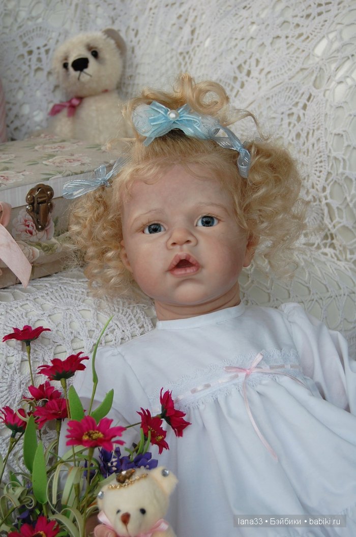 Ангелиночка встала на ножки. Куклы реборн Светланы Матляк