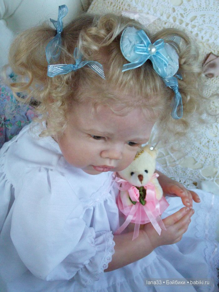 Ангелиночка встала на ножки. Куклы реборн Светланы Матляк