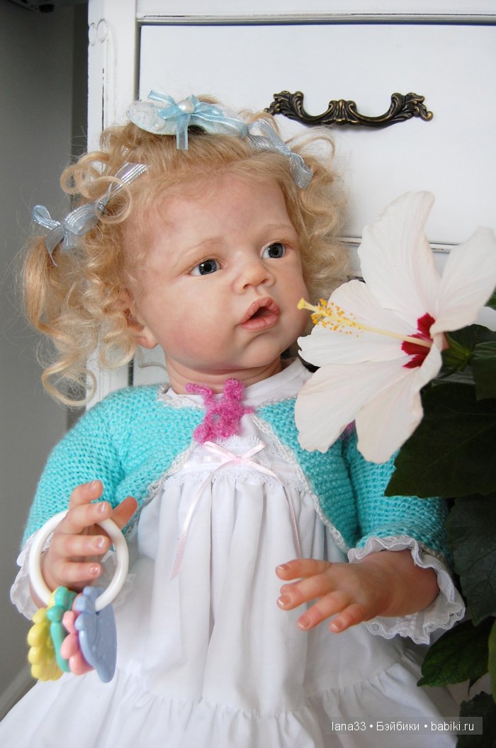 Ангелиночка встала на ножки. Куклы реборн Светланы Матляк