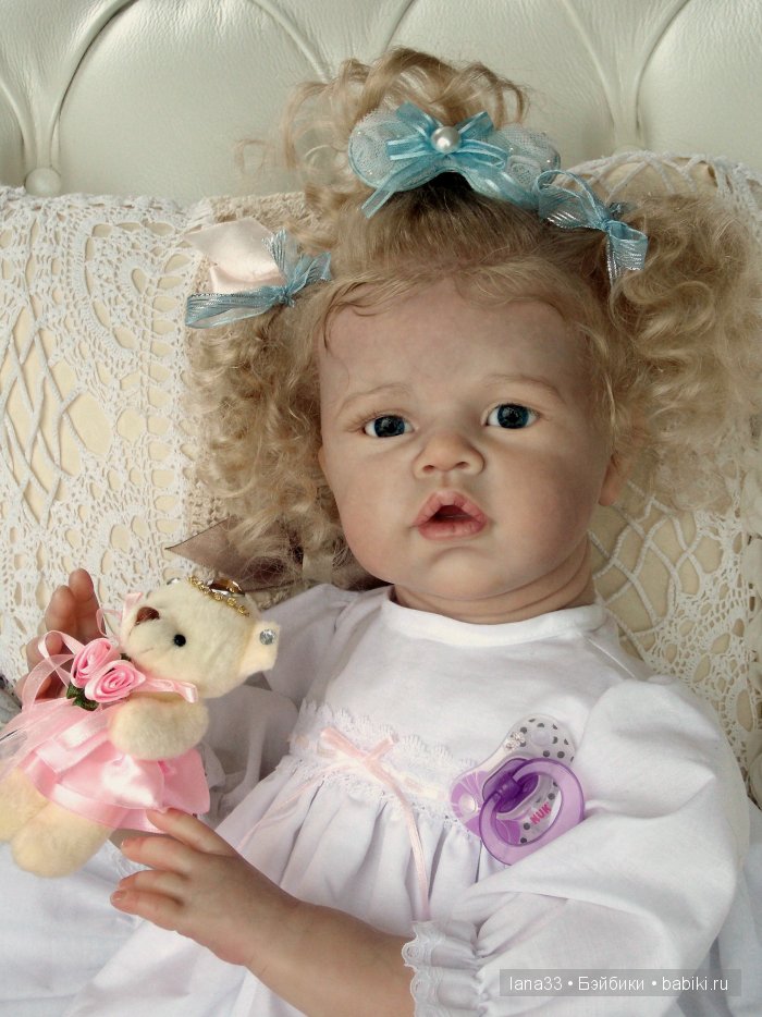 Ангелиночка встала на ножки. Куклы реборн Светланы Матляк (фото 8)