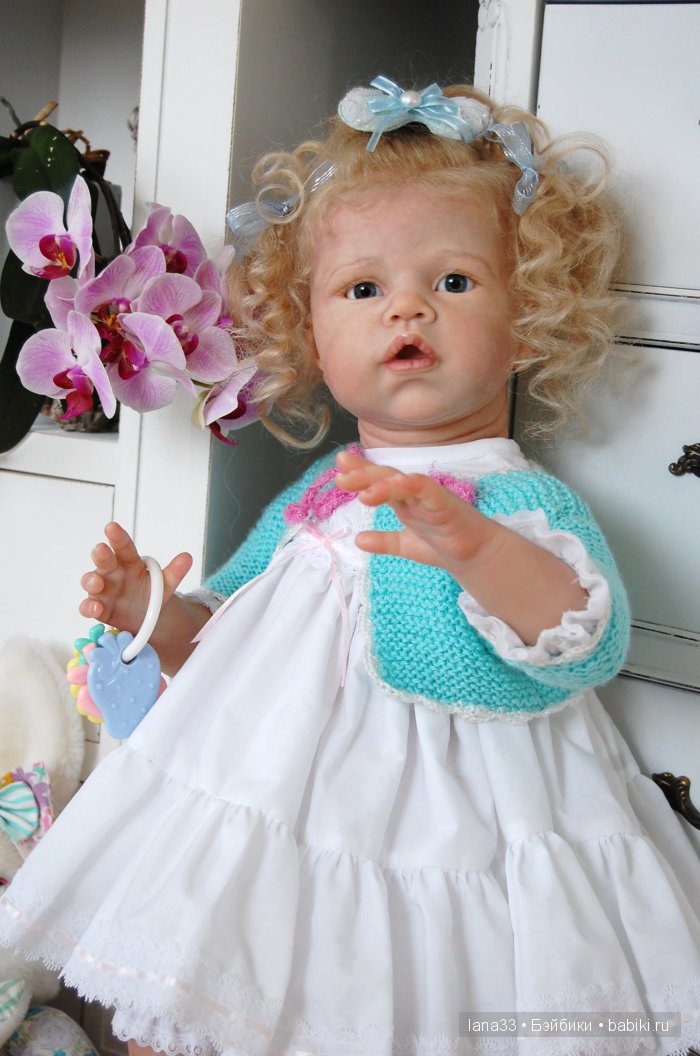 Ангелиночка встала на ножки. Куклы реборн Светланы Матляк