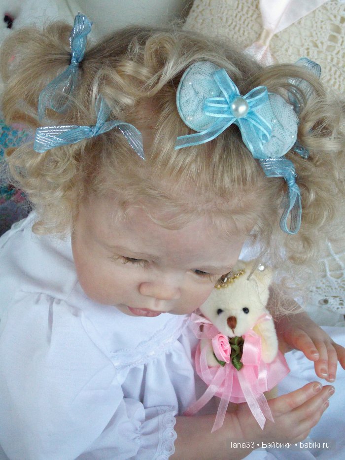 Ангелиночка встала на ножки. Куклы реборн Светланы Матляк