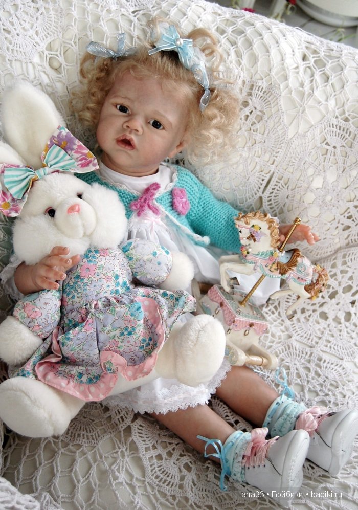 Ангелиночка встала на ножки. Куклы реборн Светланы Матляк