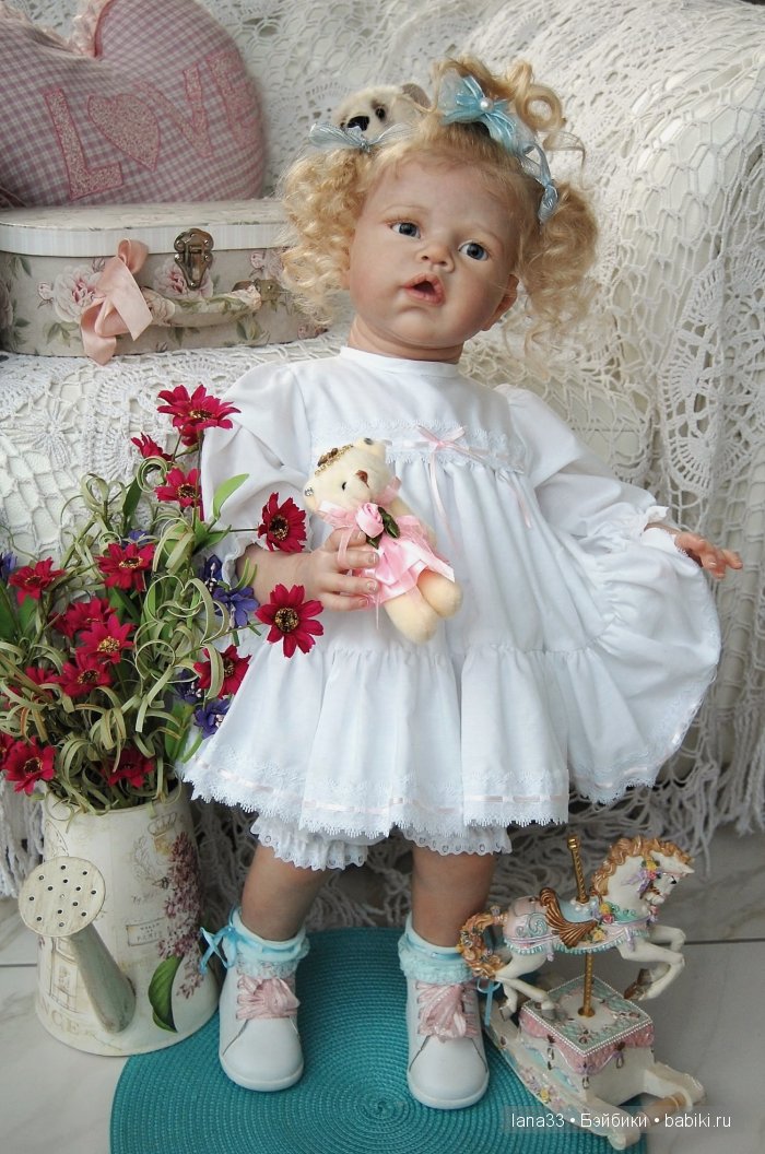 Ангелиночка встала на ножки. Куклы реборн Светланы Матляк (фото 5)