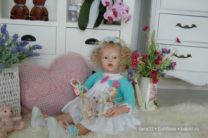 Ангелиночка встала на ножки. Куклы реборн Светланы Матляк