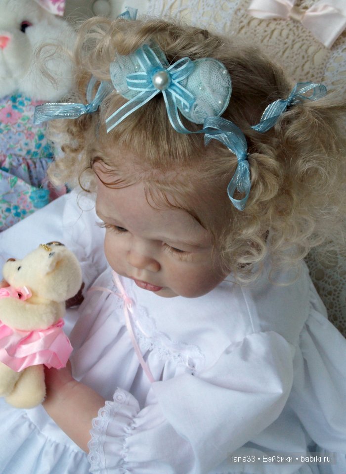 Ангелиночка встала на ножки. Куклы реборн Светланы Матляк (фото 9)