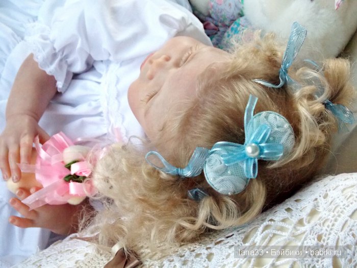 Ангелиночка встала на ножки. Куклы реборн Светланы Матляк