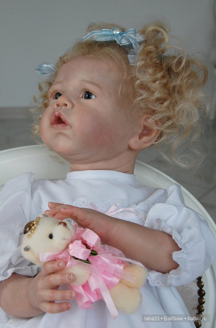 Ангелиночка встала на ножки. Куклы реборн Светланы Матляк (фото 3)