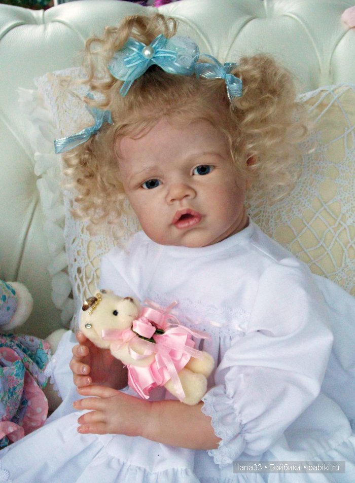Ангелиночка встала на ножки. Куклы реборн Светланы Матляк