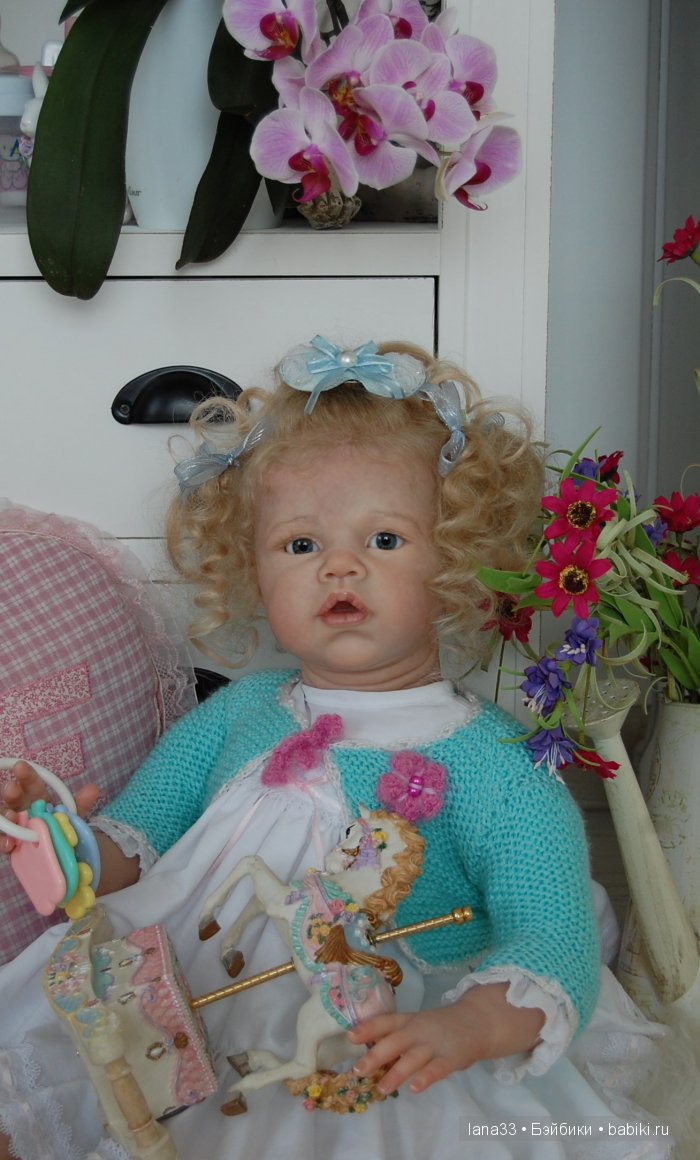 Ангелиночка встала на ножки. Куклы реборн Светланы Матляк