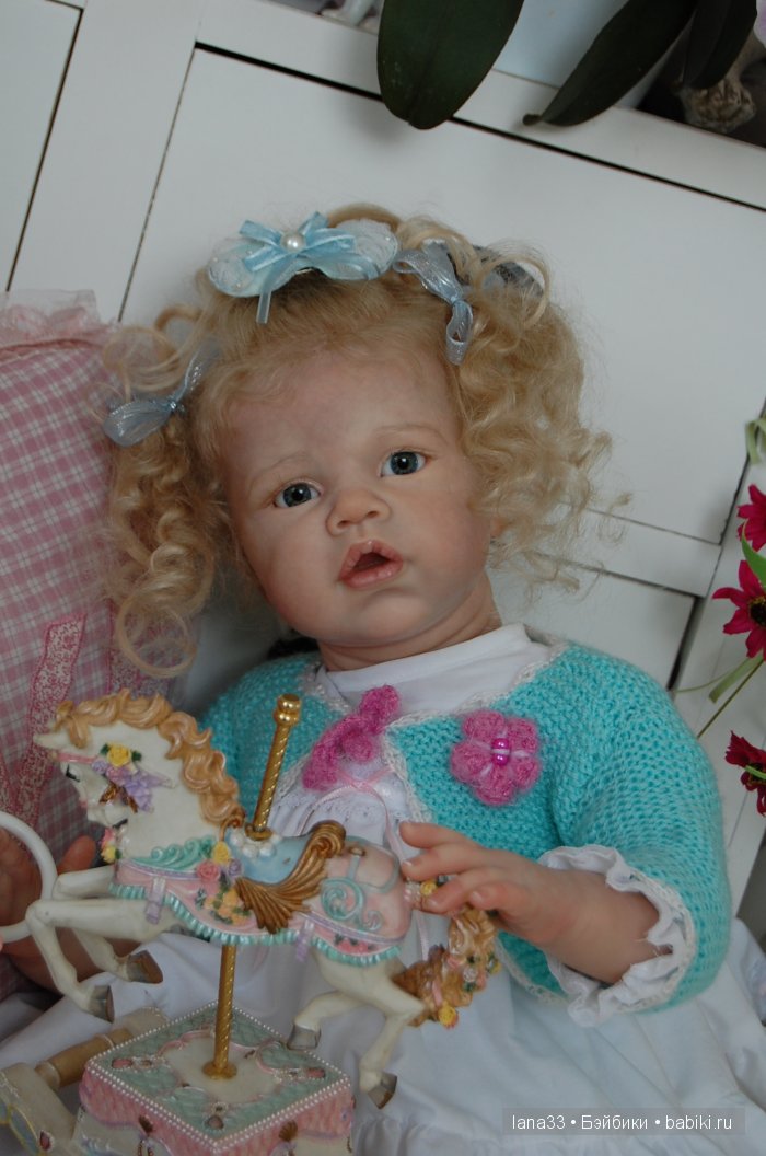 Ангелиночка встала на ножки. Куклы реборн Светланы Матляк (фото 2)