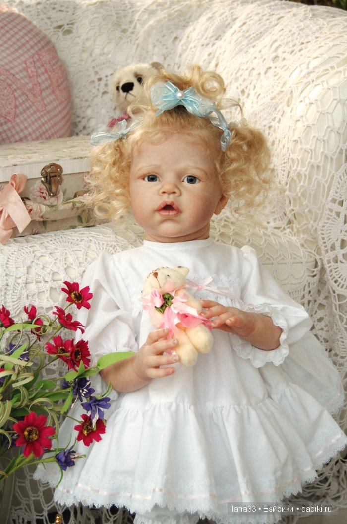 Ангелиночка встала на ножки. Куклы реборн Светланы Матляк
