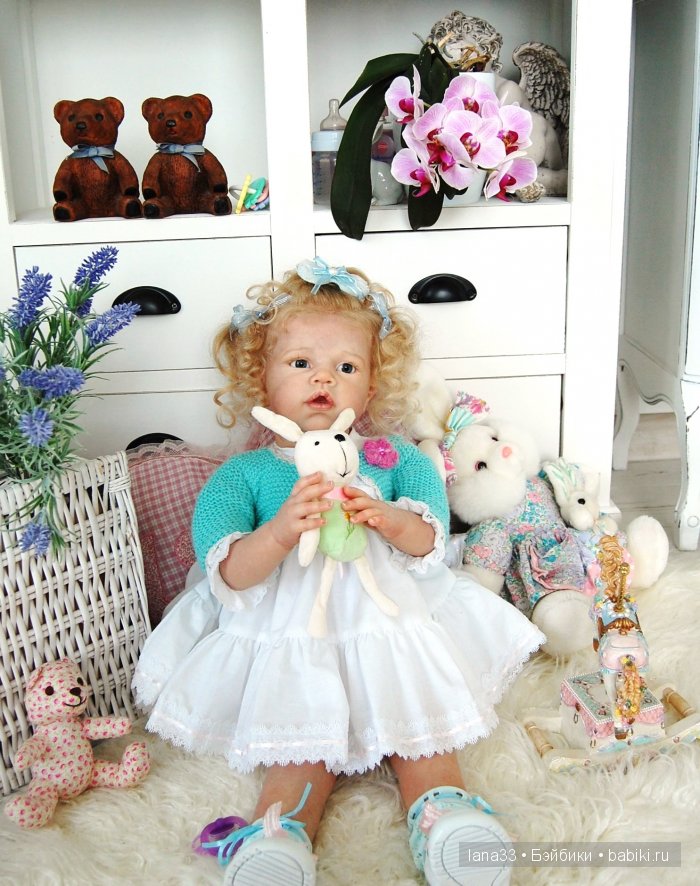 Ангелиночка встала на ножки. Куклы реборн Светланы Матляк