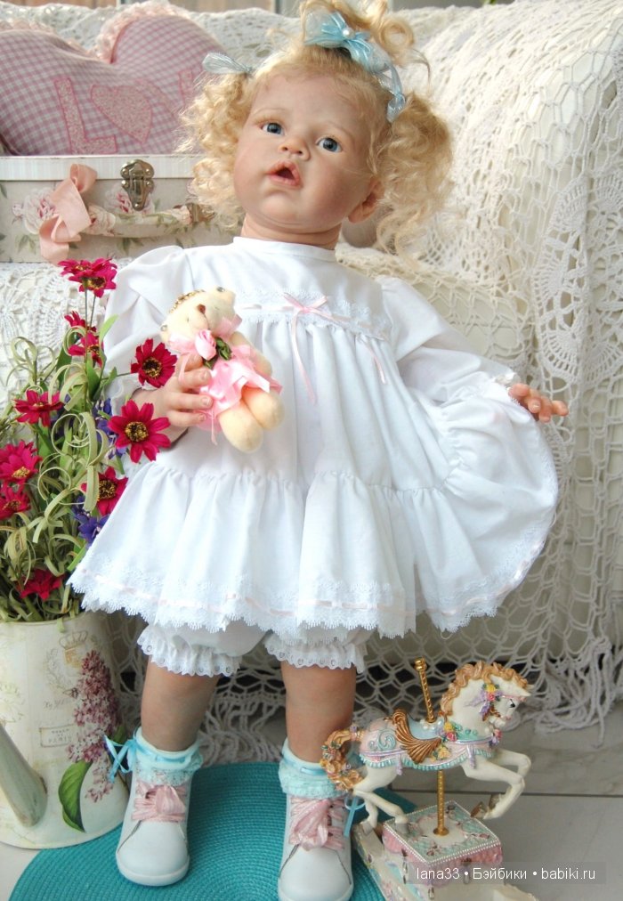 Ангелиночка встала на ножки. Куклы реборн Светланы Матляк
