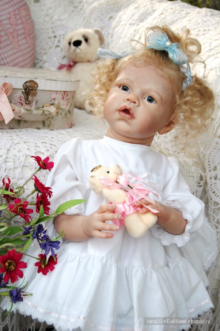 Ангелиночка встала на ножки. Куклы реборн Светланы Матляк
