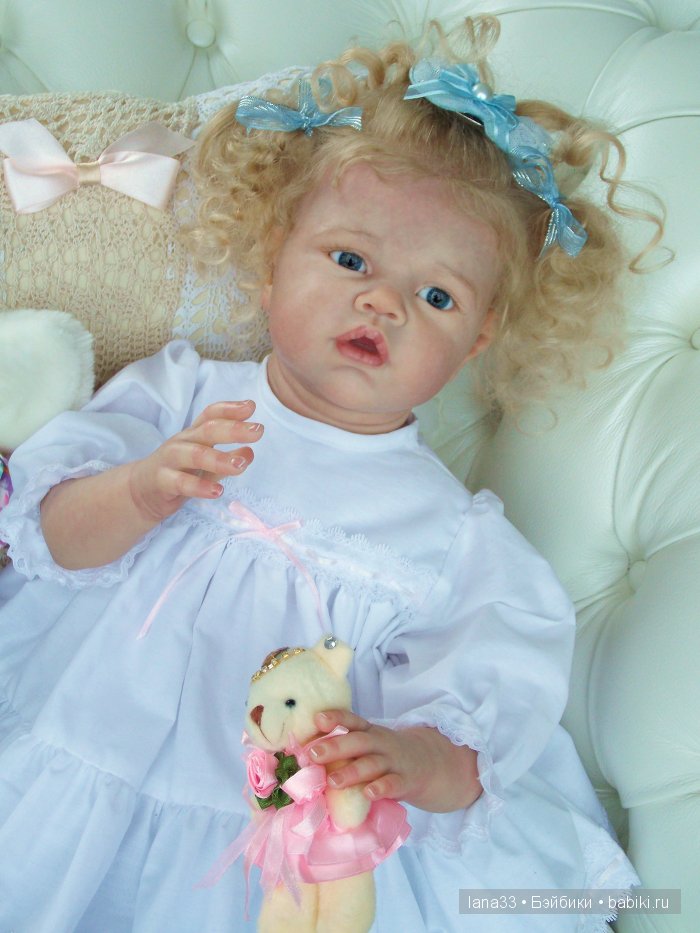Ангелиночка встала на ножки. Куклы реборн Светланы Матляк