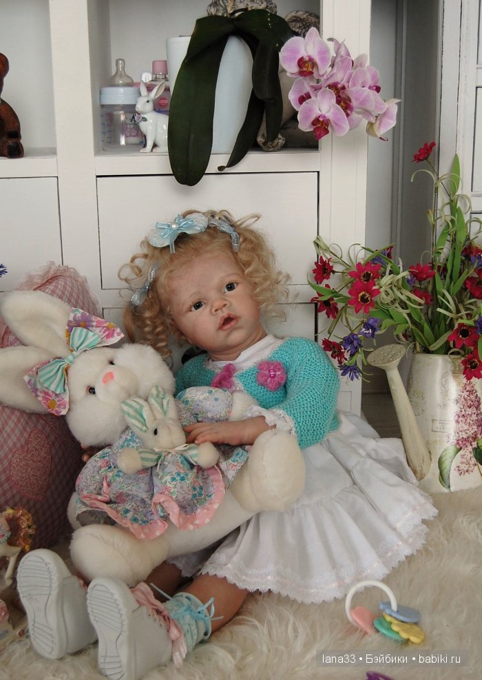 Ангелиночка встала на ножки. Куклы реборн Светланы Матляк (фото 6)