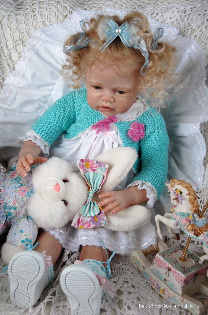 Ангелиночка встала на ножки. Куклы реборн Светланы Матляк