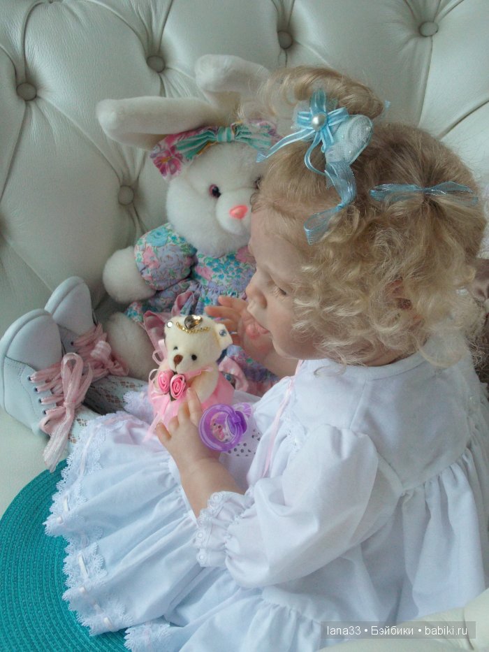 Ангелиночка встала на ножки. Куклы реборн Светланы Матляк
