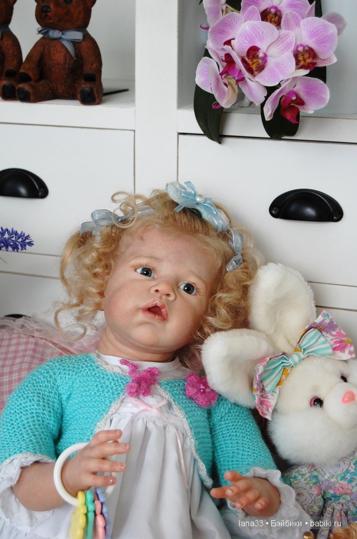 Ангелиночка встала на ножки. Куклы реборн Светланы Матляк