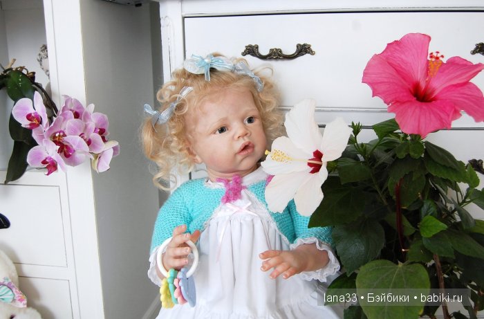 Ангелиночка встала на ножки. Куклы реборн Светланы Матляк