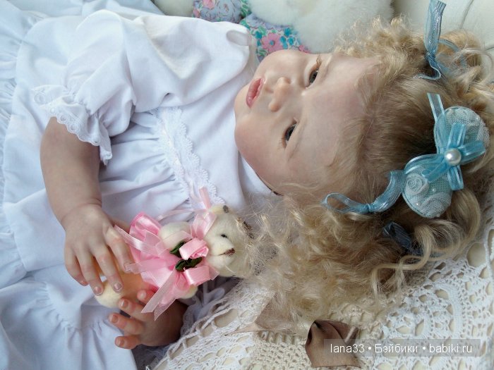 Ангелиночка встала на ножки. Куклы реборн Светланы Матляк